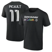 Youth Vancouver Whitecaps ＃11 Fafà Picault White Black Name & Number City Pride T-Shirt